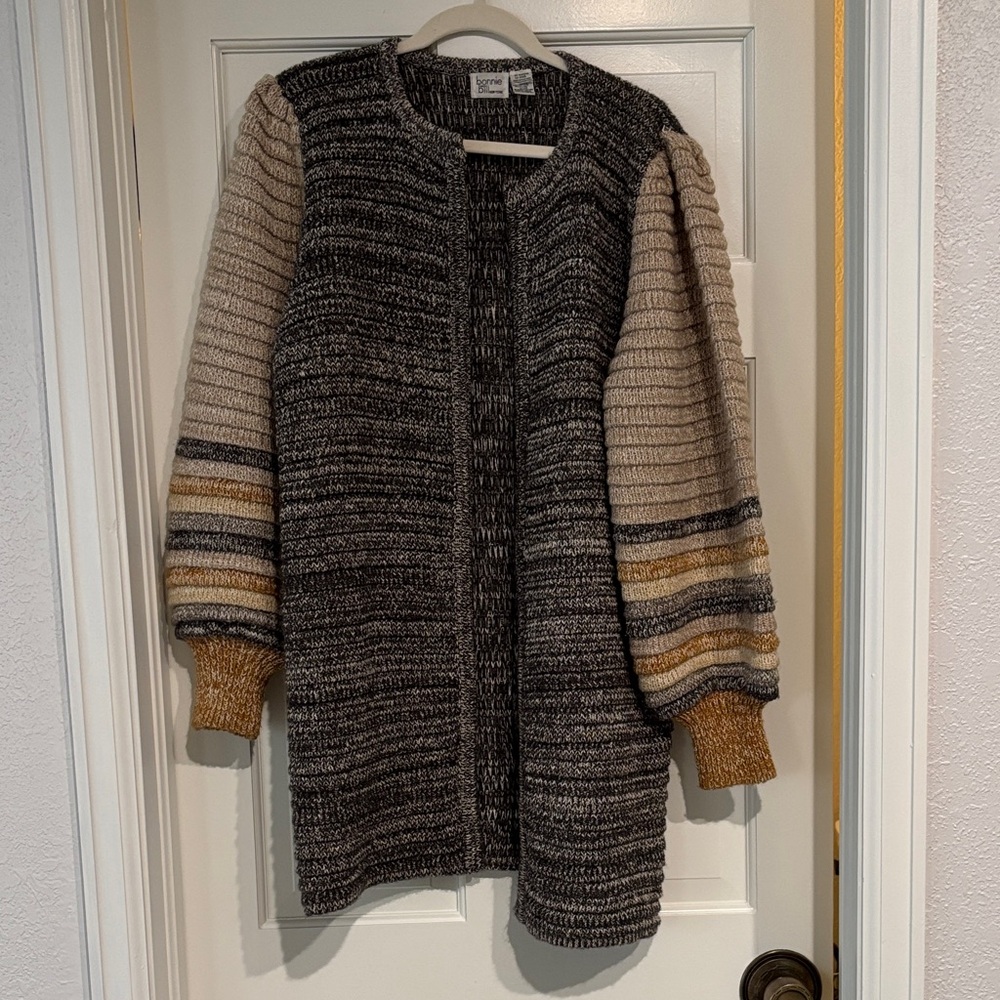 Coldwater Creek Multicolor Knit Cardigan